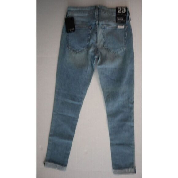 Joe's Jeans JCLBSTRE Women Sz 23 Light Blue Icon Mid-Rise Skinny Crop Jeans - Picture 2 of 7
